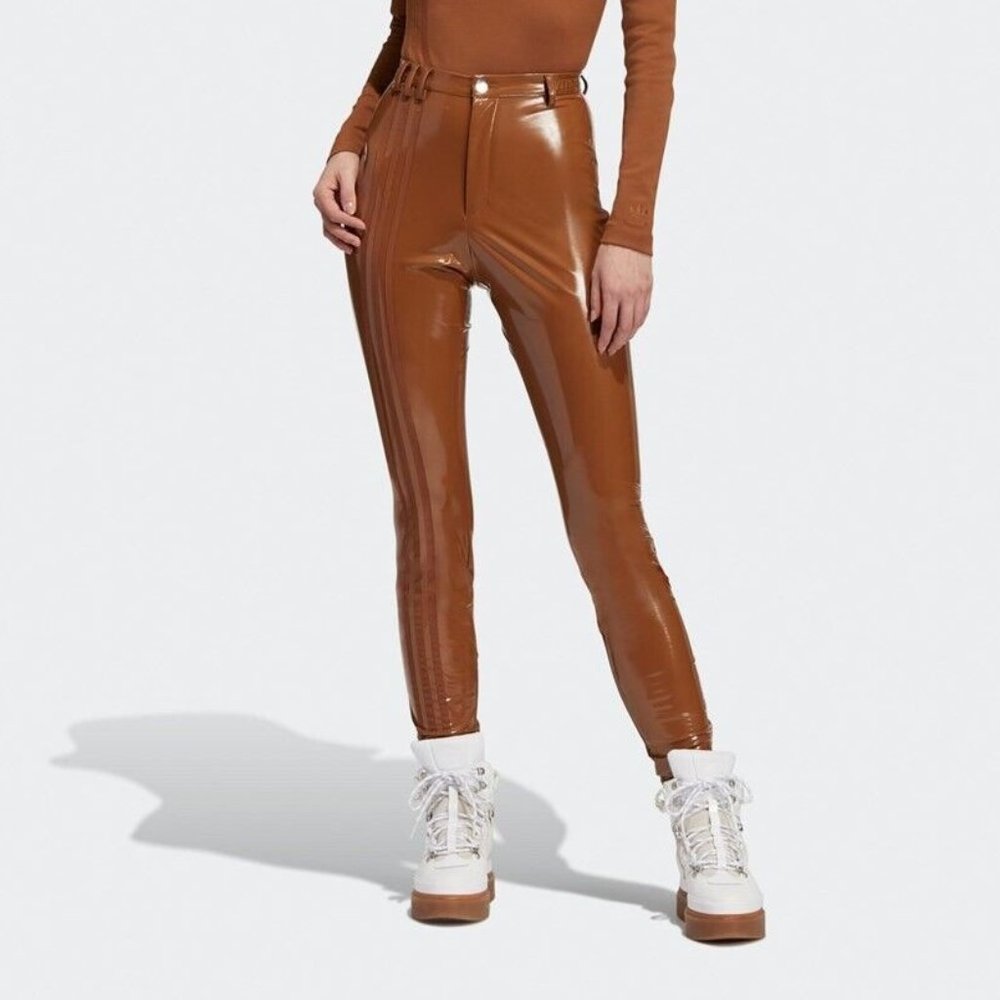 Adidas Women's Wild Brown ivy Park Latex Pants H18968